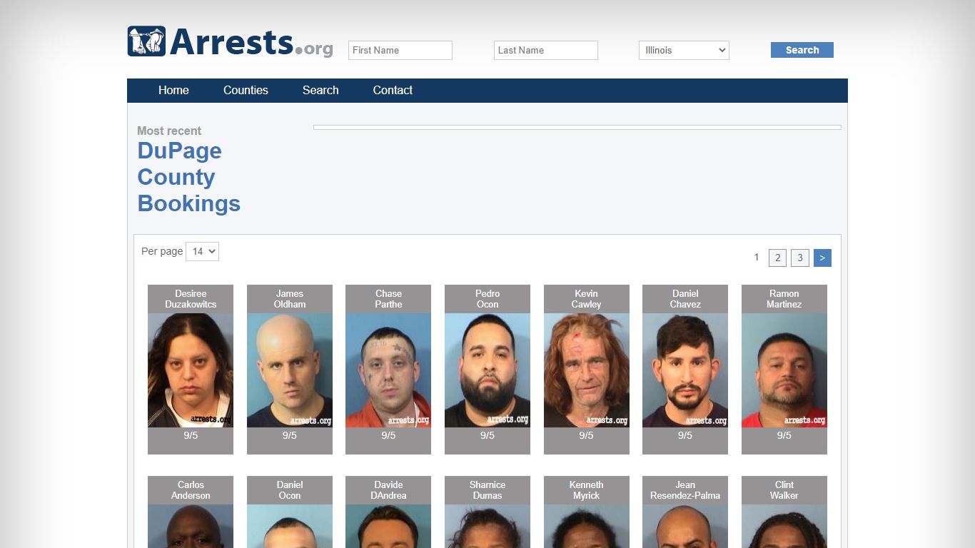 DuPage County Arrests and Inmate Search